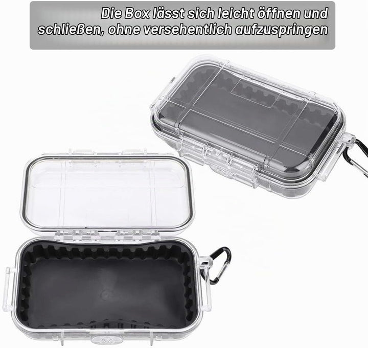 Alomejor Aufbewahrungskoffer Wasserdicht Stossfester luftdichter Carry Box Container für Outdoor Spo