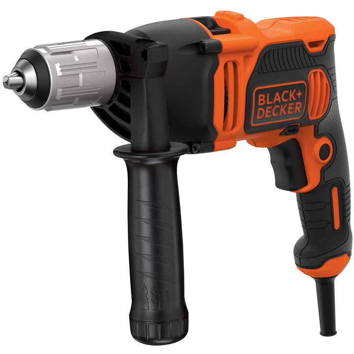 Black+Decker 550W 1-Gang Schlagbohrmaschine (Schlagbohrer, 13mm Schnellspannbohrfutter, Konstanter R