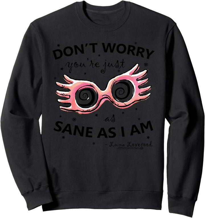 Harry Potter Luna Lovegood Spectrespecially Black Sweatshirt