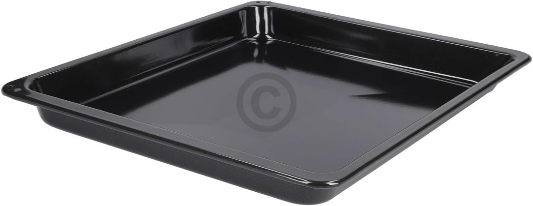 Backblech kompatibel mit Amica 9065936 hohes schwarzes emailliertes Kombiblech Fettpfanne