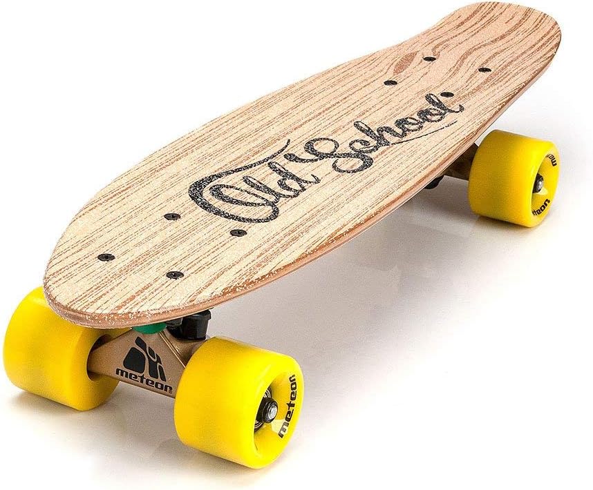 meteor Holz Skateboard Kinder - Mini Cruiser Kickboard - Skateboard mädchen Rollen Board - hohe Qual