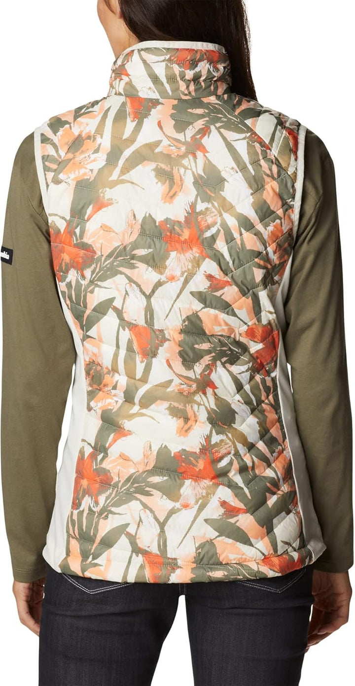 Columbia Damen Powder Pass Weste, Chalk Floriculture Print