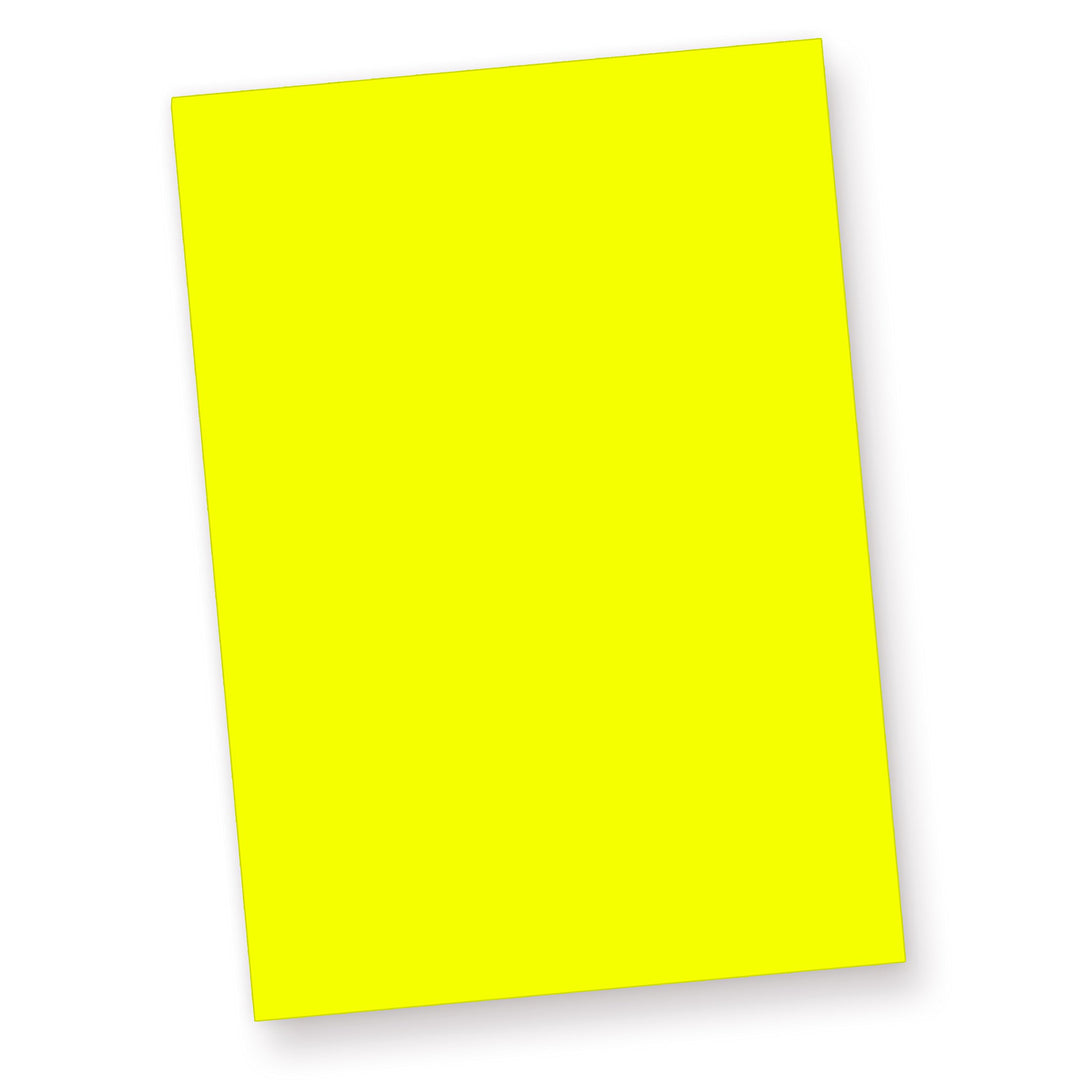 Neonpapier Extrem Grell NEON Gelb 250 Blatt DIN A4, 80 g/qm Briefpapier, Leuchtpapier Party Deko Bas
