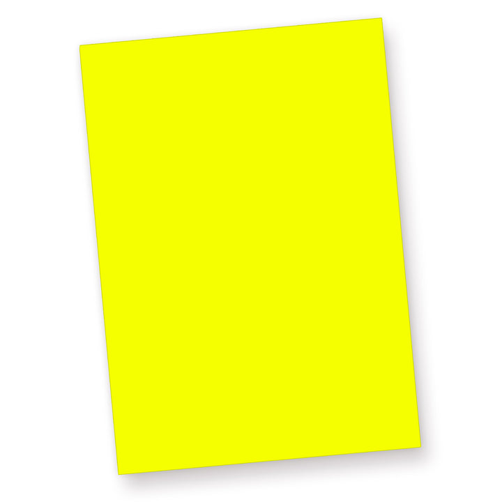 Neonpapier Extrem Grell NEON Gelb 100 Blatt DIN A4, 80 g/qm Briefpapier, Leuchtpapier Party Deko Bas