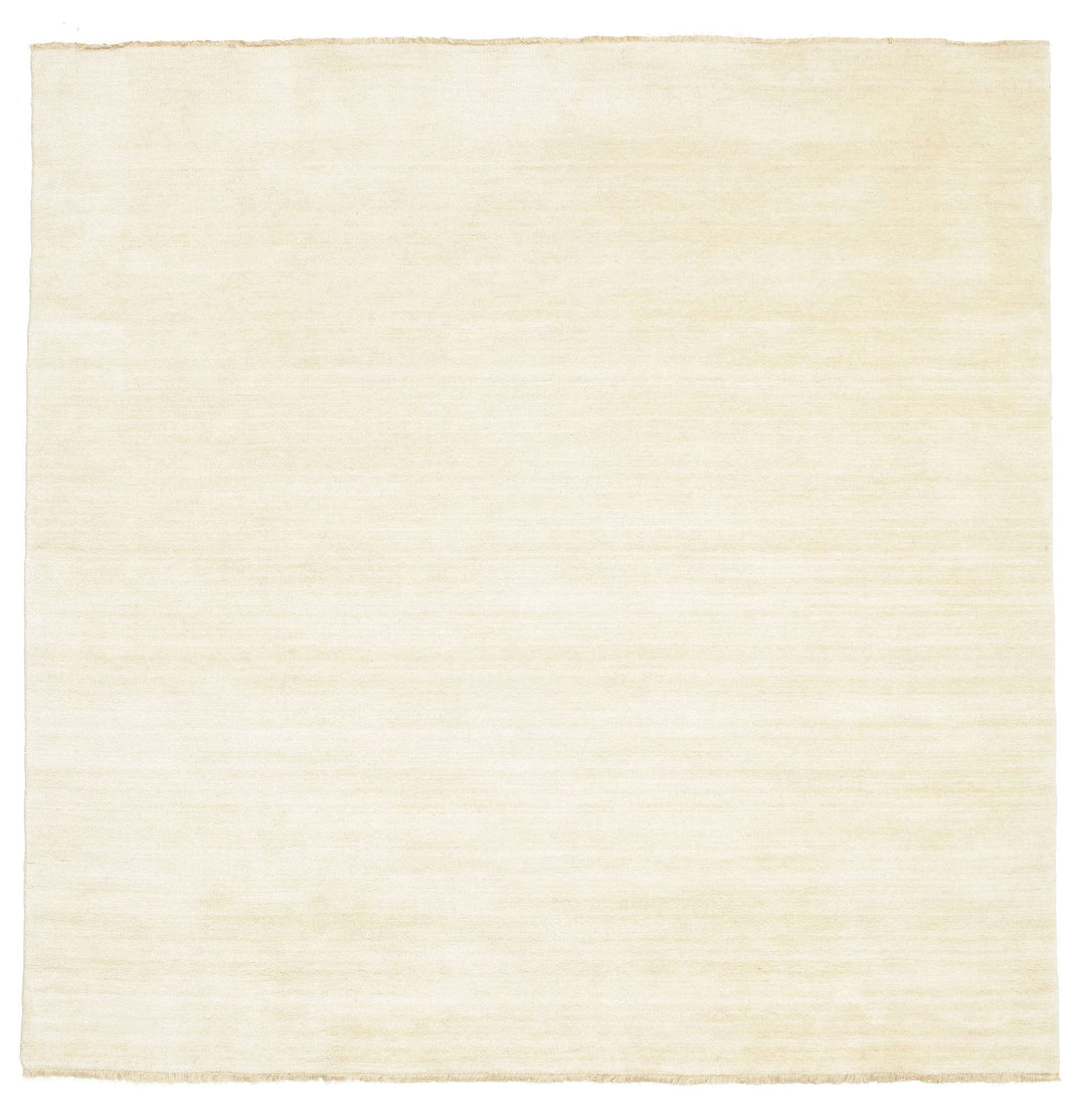 RugVista Handloom Fringes, Teppich, Shaggy/Handloom, 200 x cm, Quadratisch, Niedriger Stapel, Wohnzi