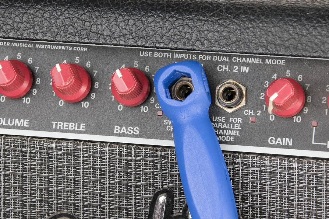 MusicNomad Equipment Care MN227 The Octopus 8 ’N 1 Tech Tool blau standart Einzeln, Einzeln