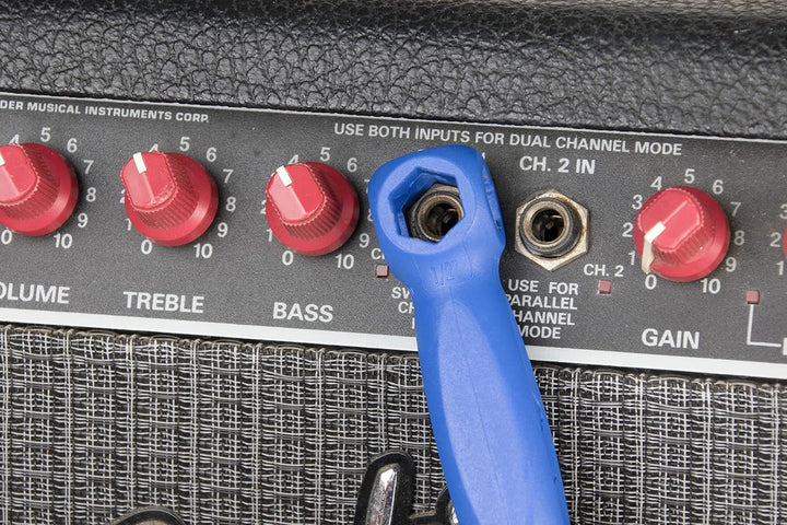 MusicNomad Equipment Care MN227 The Octopus 8 ’N 1 Tech Tool blau standart Einzeln, Einzeln