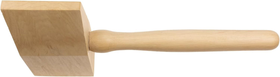 STUBAI HOLZHAMMER rechteckig 55 × 90 mm | Deckhammer aus Weissbuche mit Eschenstiel | ideal zum Form