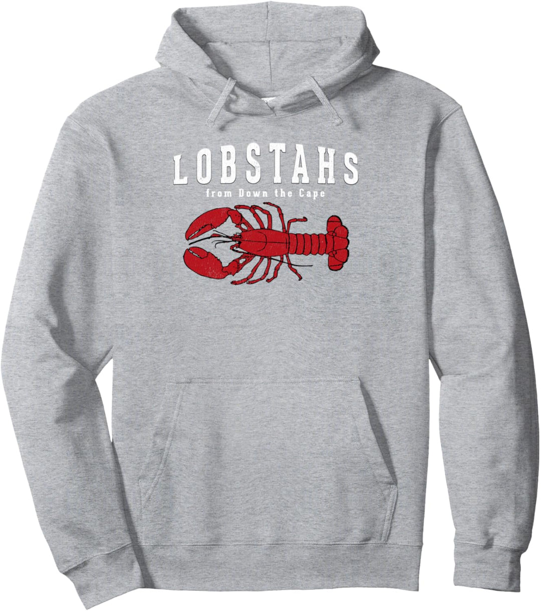 Lustiger Cape Dorsch Hummer LOBSTAHS Down Cape Distessed Pullover Hoodie