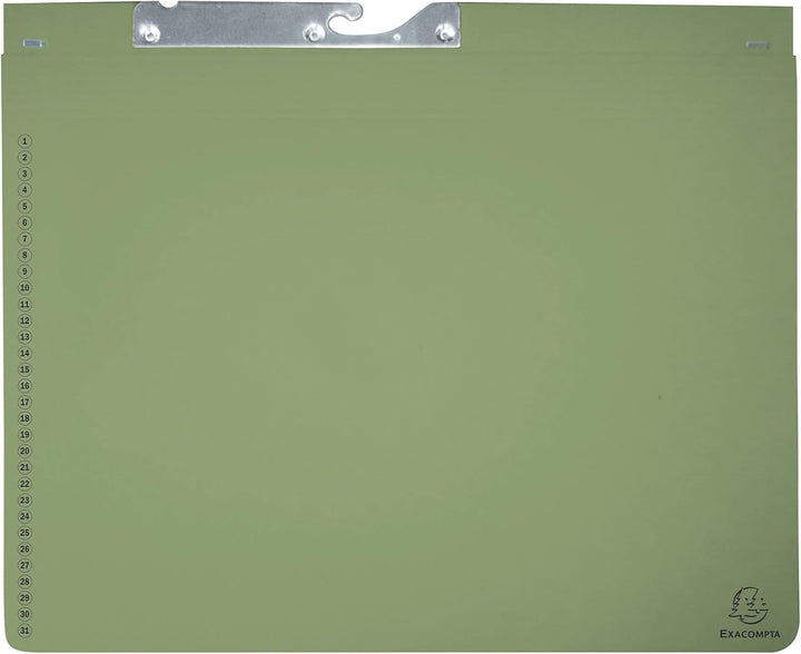Exacompta 353125B 25er Pack Pendelhefter Exaflex aus extra starkem Recycling Karton, mit einer dehnb