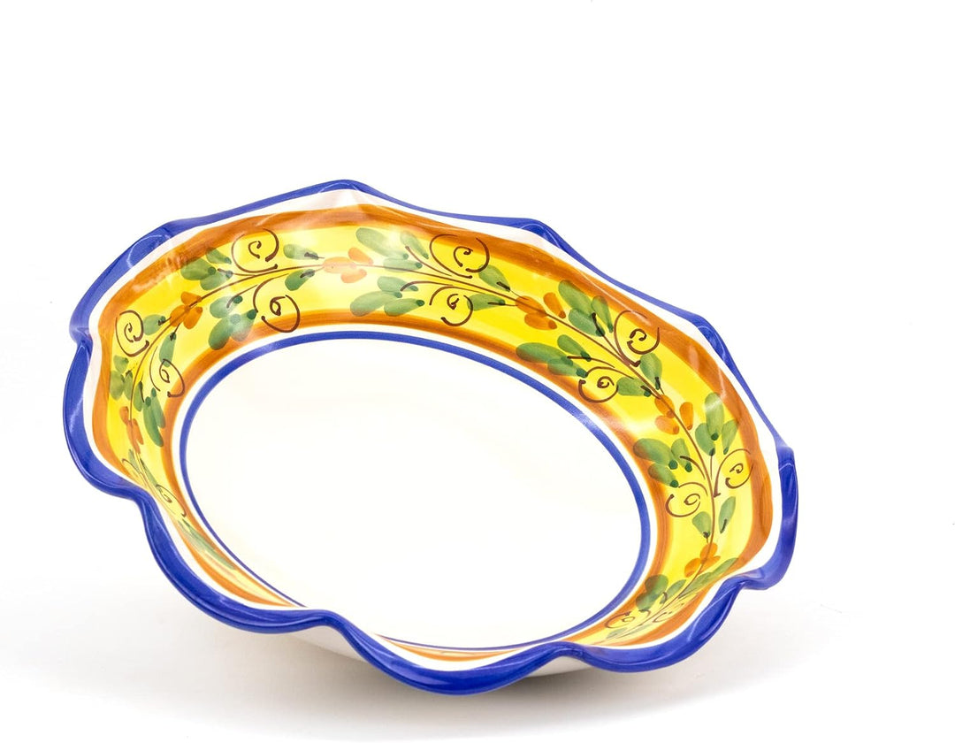 CEAR ceramiche - Obstschale Obstschale Ø 35 cm aus sizilianischer Keramik von Caltagirone handverzie