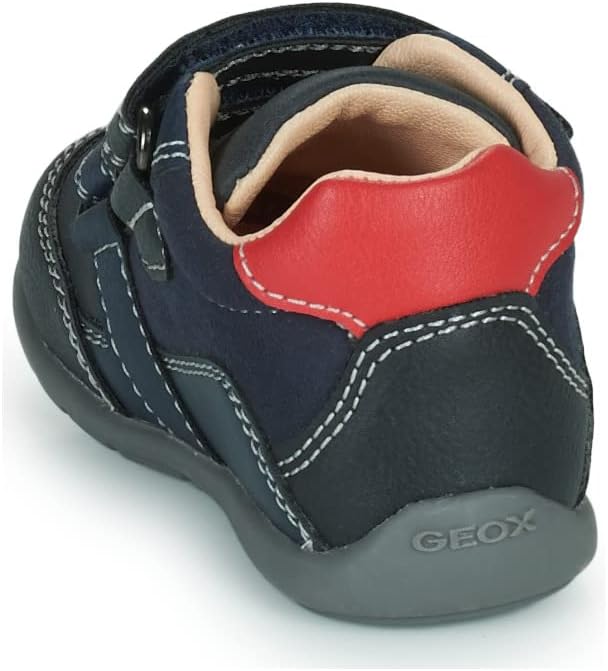 Geox Jungen B Elthan Boy A Erste Schritte 18 EU Navy Red, 18 EU Navy Red