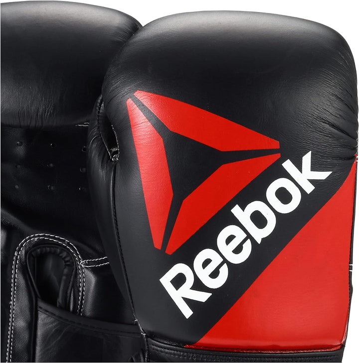 Combat Leather Training Glove - 14oz Red / Black