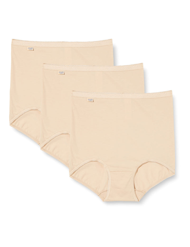 Sloggi Damen sloggi Basic+ Maxi 3P Taillenslip 52 Skin, 52 Skin