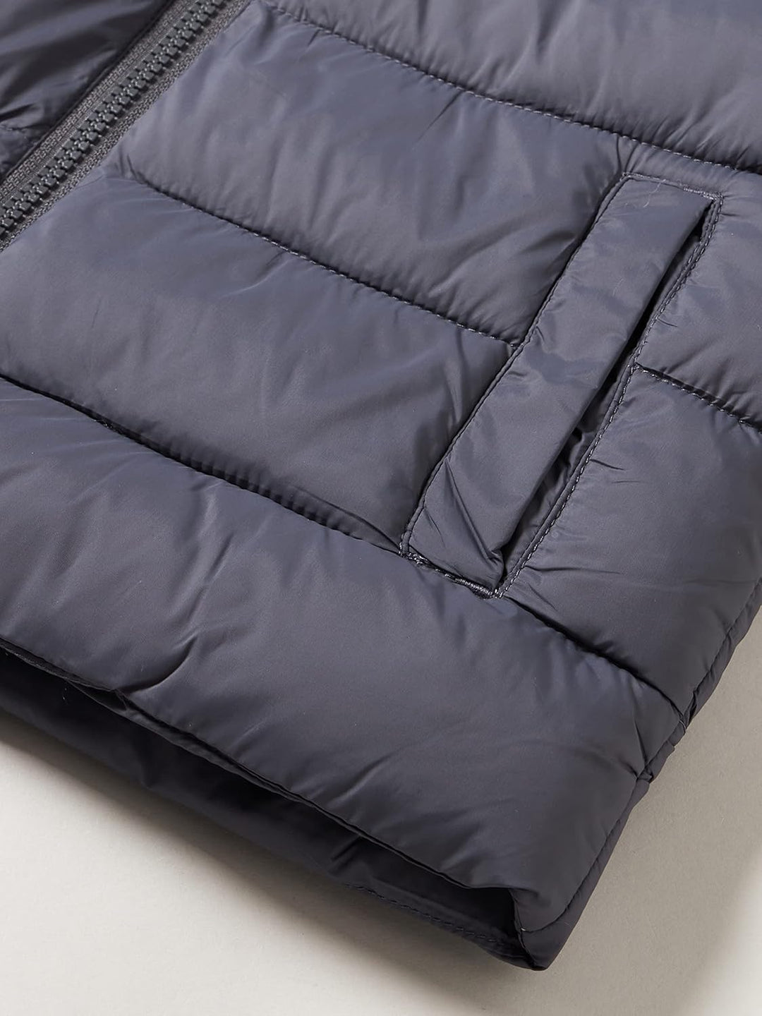 Mädchen DOWN Jacket, Dunkelgrau (40)