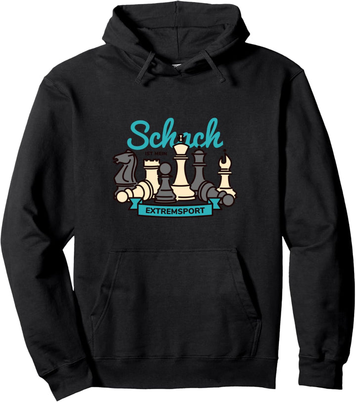 Schach Extremsport Schachspieler Schachfiguren Pullover Hoodie