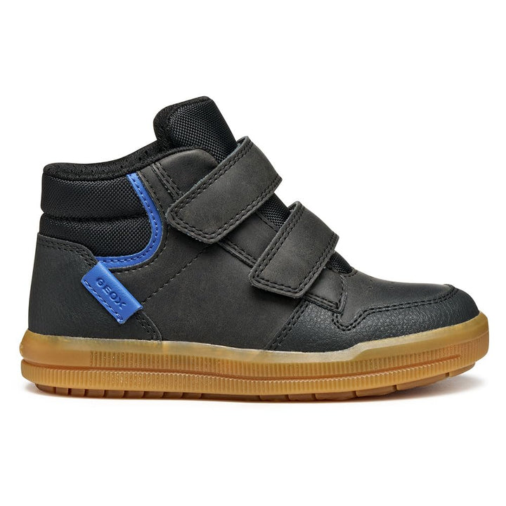 Geox Jungen J Arzach BoySneaker 24 EU Black Royal, 24 EU Black Royal