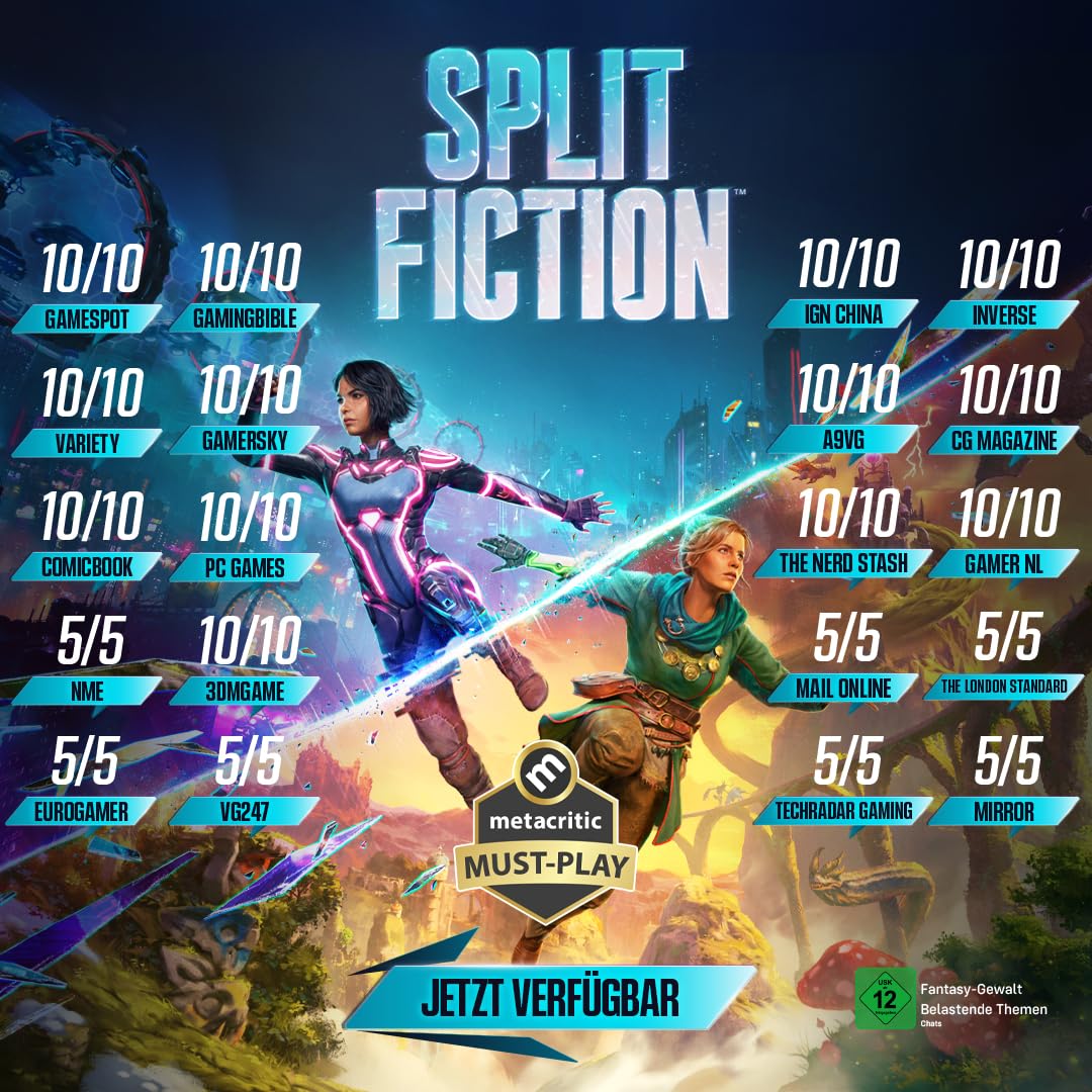Split Fiction PS5 | Deutsch PS5 - Box Standard, PS5 - Box Standard