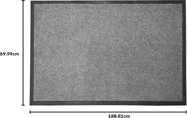Floordirekt Schmutzfangmatte Monochrom | Fussmatte in 10 Grössen &amp; 8 Farben | Türmatte für innen &amp; a