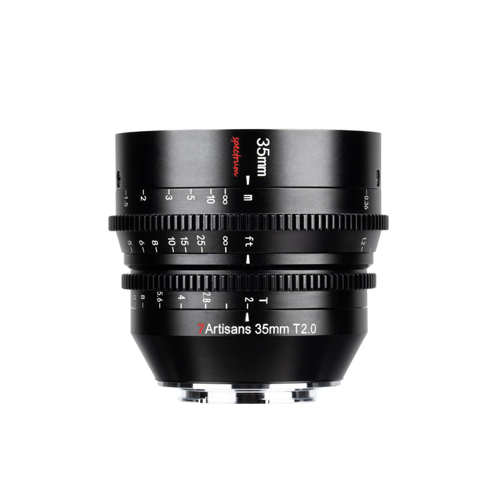 7artisans 35 mm T2.0 grosse Blende, Vollrahmen-Cine-Objektiv, kompatibel mit Nikon Z-Mount, manuelle