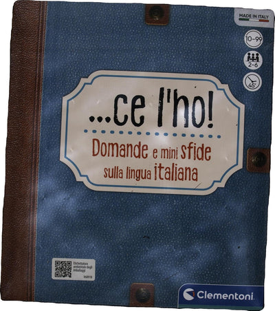 Clementoni - 16639 – "Ce L'Ho! Fragen und Mini-Challenge über italienische Sprache – Tischspiel, Ges