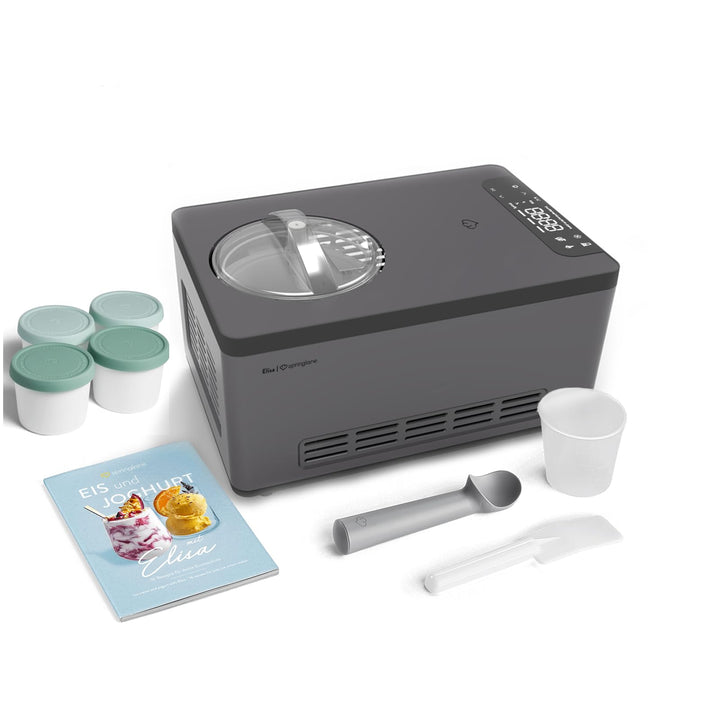 SPRINGLANE Eismaschine & Joghurtbereiter Elisa 2,0 L mit selbstkühlendem Kompressor 220 W, aus Edels
