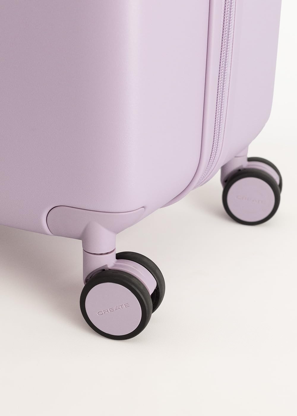 CREATE / Luggage Studio/Faltbarer Polykarbonat-Hartschalenkoffer Violett / 39x23x54cm / TSA-Vorhänge