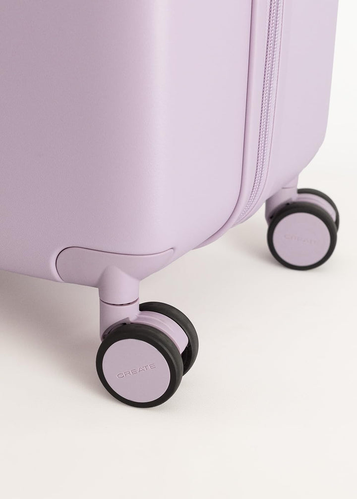 CREATE / Luggage Studio/Faltbarer Polykarbonat-Hartschalenkoffer Violett / 39x23x54cm / TSA-Vorhänge