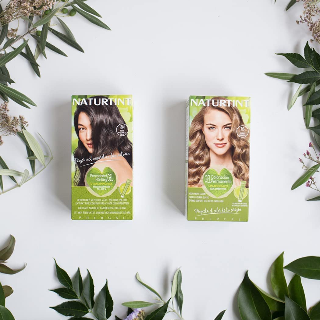 Naturtint Biobased | Haarfarbe Oohne Ammoniak | 5N Kastanienbraun Hell | Hoher Anteil an natürlichen