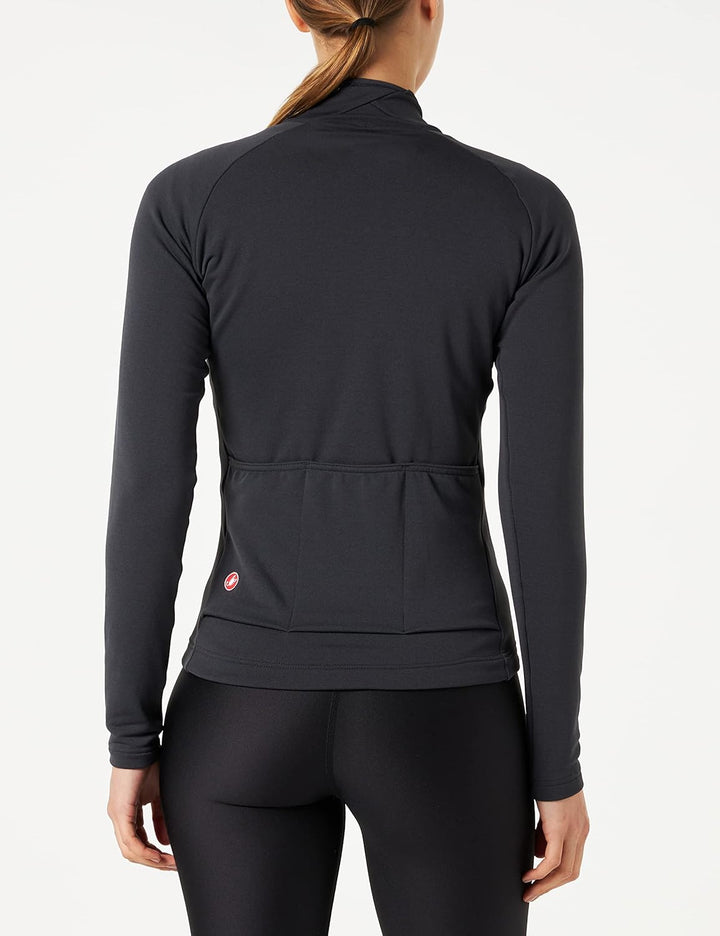 CASTELLI Damen Unltd Trail W JRS Sweatshirt M Dunkelgrau/Goldenrod, M Dunkelgrau/Goldenrod