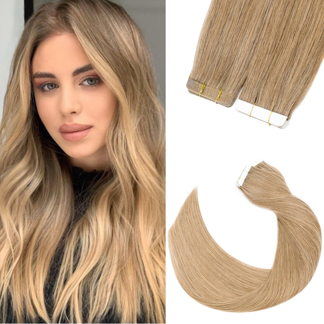 Tape in Extensions Echthaar 20stk, leicht Version Tape Extensions Echthaar, Remy Haarextensions Tape