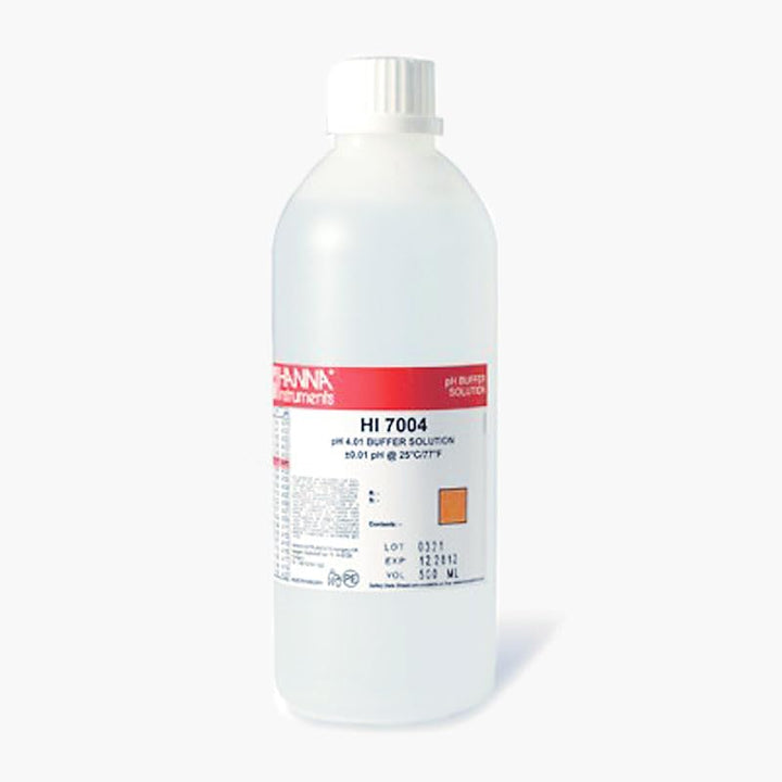 HI7004L Kalibrierlösung pH 4,01, 500 ml Flasche