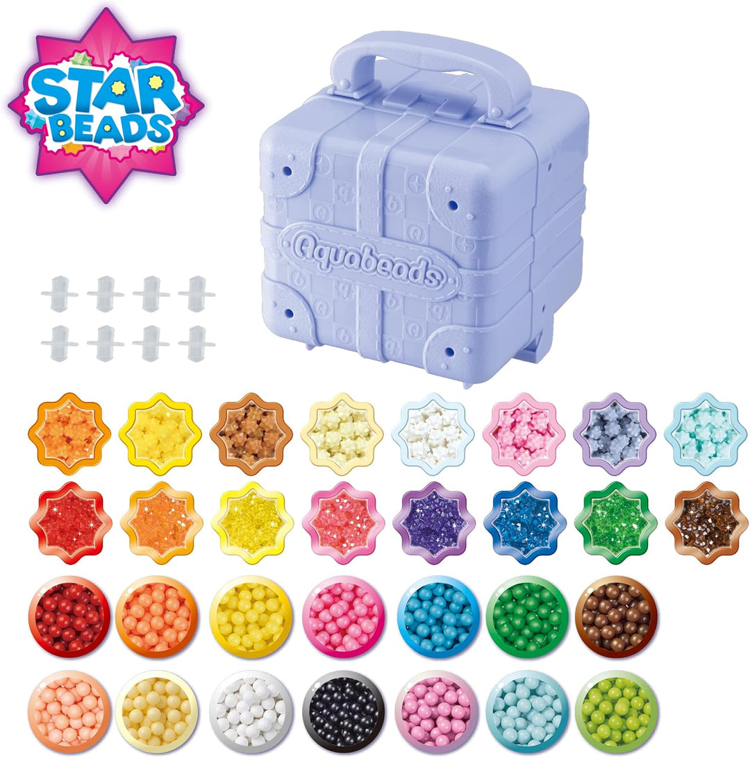 Aquabeads 31913 Mega Nachfüllperlen Set im Koffer - Perlen Nachfüllset Single, Single