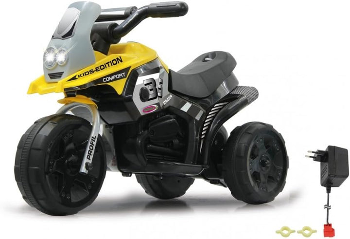 Jamara 460226 "Ride-on E-Trike Racer" Elektrofahrzeug, 6V Akku, gelb, Gelb