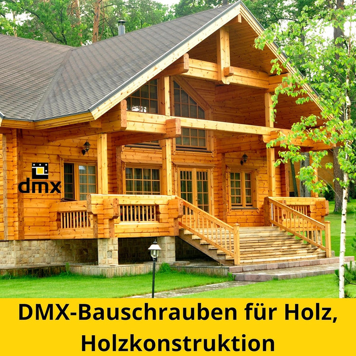 DMX - Konstruktionsschrauben Holzschrauben Spanplattenschrauben Tischlerschrauben mit Senkkopf Torxk