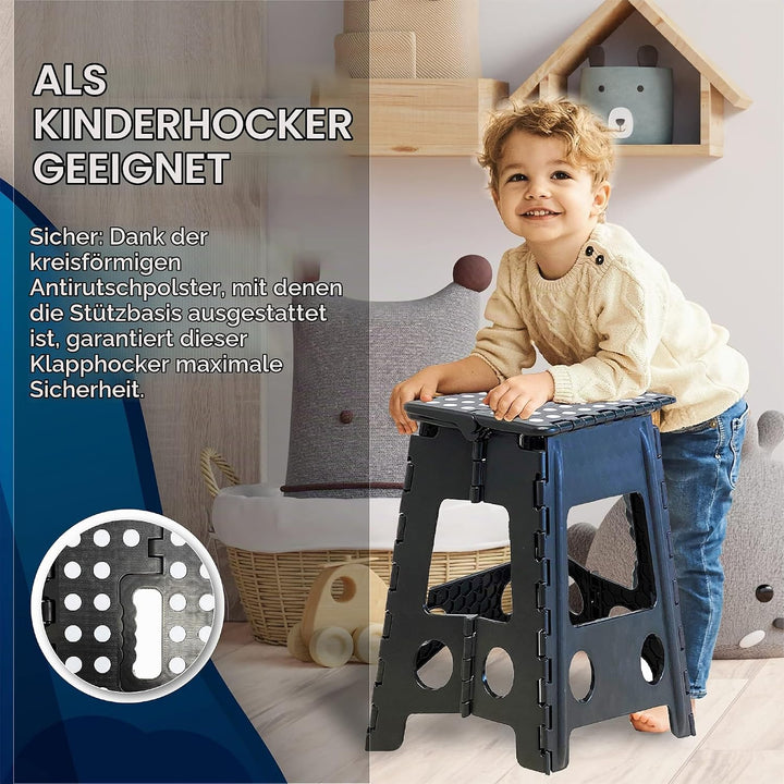 Faltbarer Hocker.