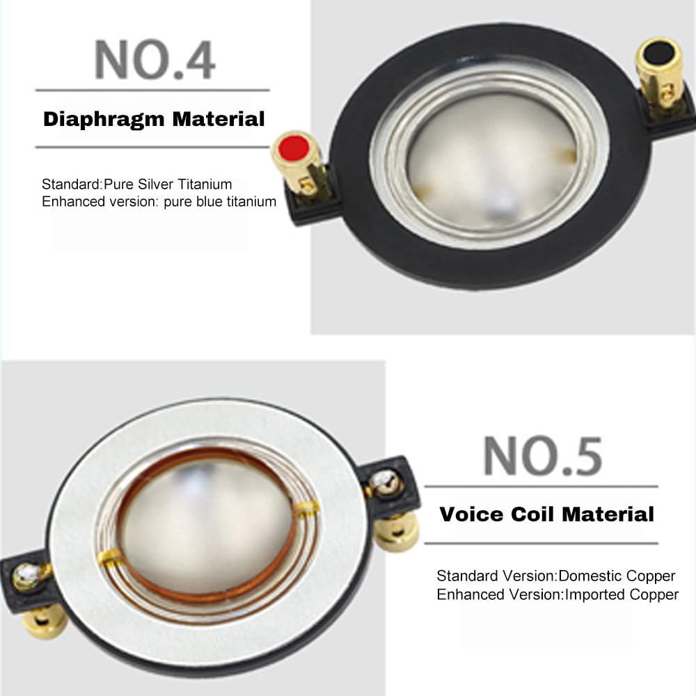 Yctze 200W Tweeter Treble -Kompressionstreiber mit Premium -Magnetmetallkonstruktion für das Zubehör