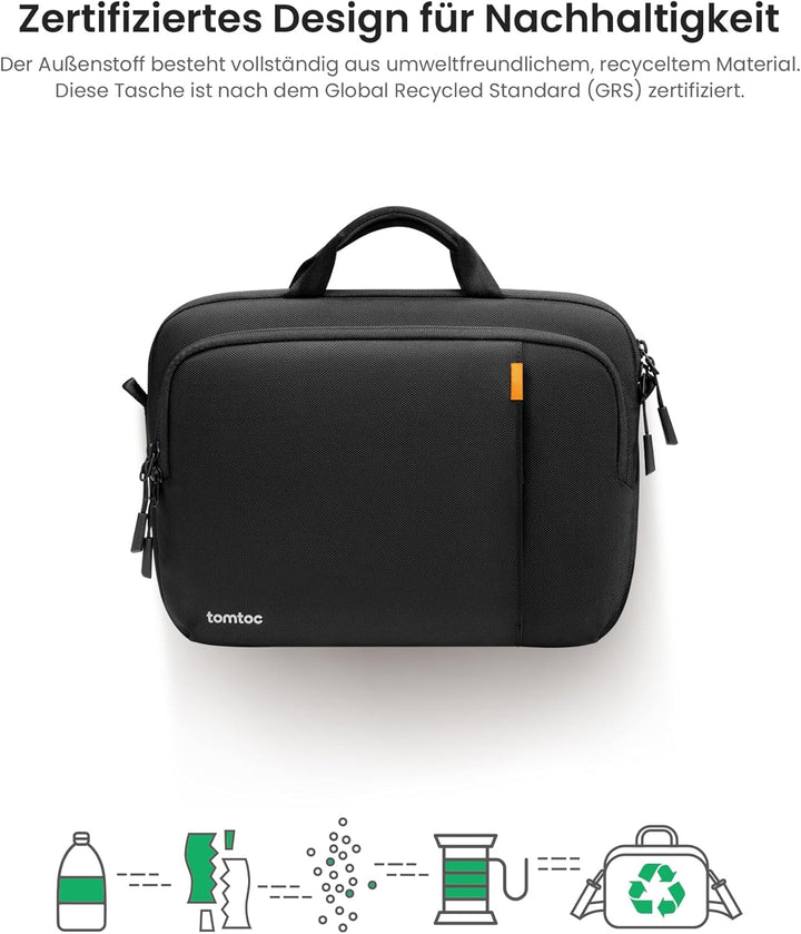 tomtoc Laptop Tasche für Neu 14-Zoll MacBook Pro M4/M3/M2/M1 Pro/Max (2024-2021) A3112 A3401 A3185 A