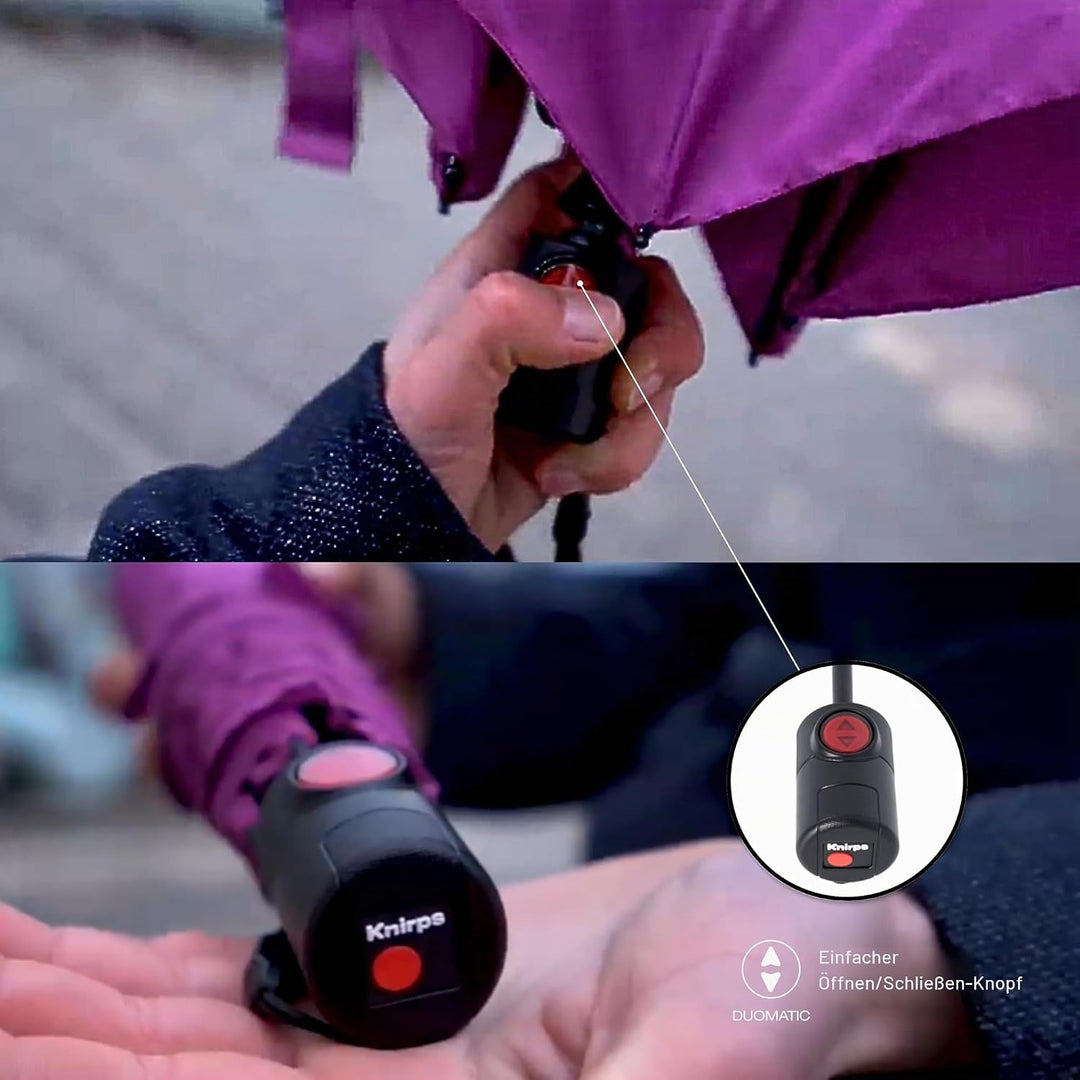 Knirps Taschenschirm U.200 Ultra Light Duomatic Vision Berry, Berry