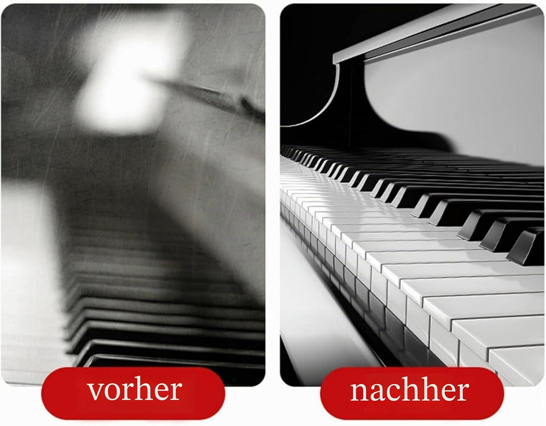 2 Stück Klavierlack Politur und Reiniger 120ml,Klavier Zubehör, Klavierlack Hochglanz – Sanft Kratze