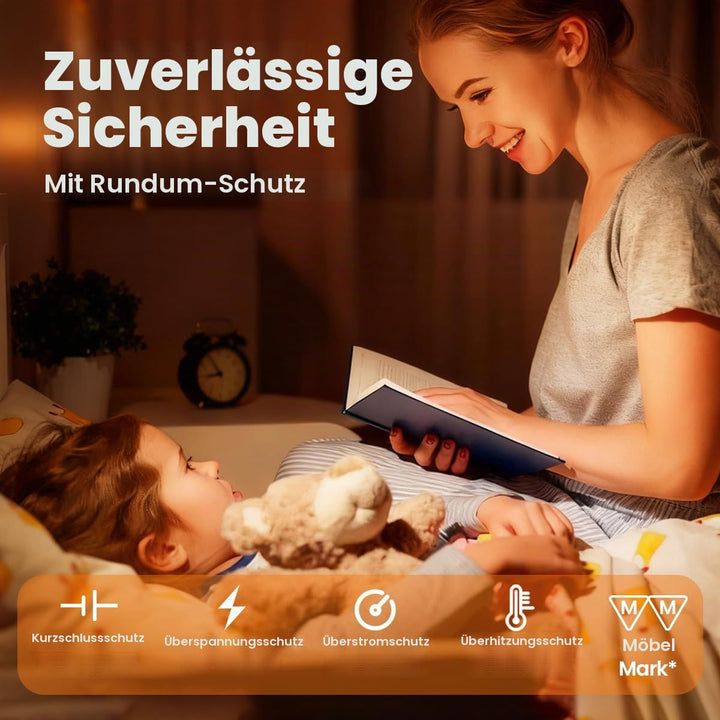 illuburg LED Trafo 24V 150W Slim Flackerfrei Geräuschlos für G4 GU5,3 LED Streifen Möbel Verdeckte M