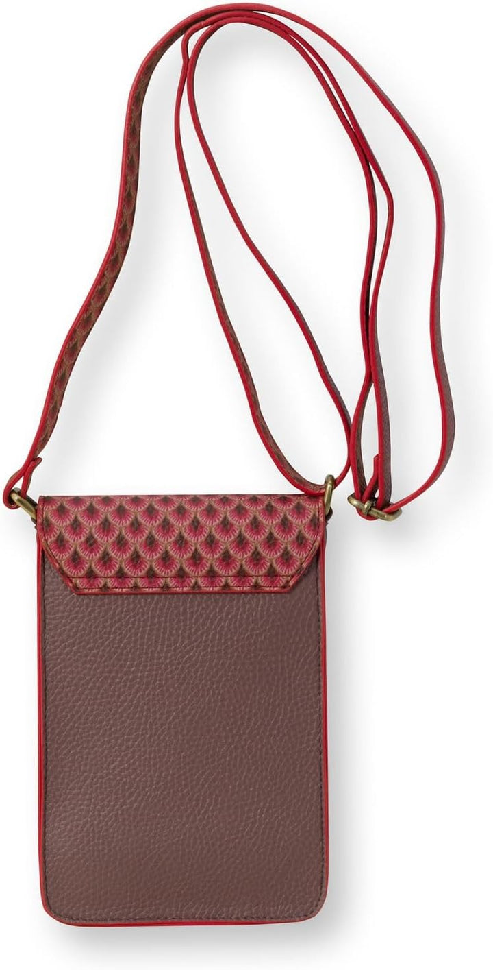 Pip Studio Handytasche Kyoto | Dark Pink - 13 x 20 x 4,7