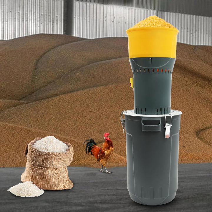 Getreidemühle Elektrisch Nussmühle Elektrische Mühle Schrotmühle Flockenquetsche 1000W 25L Kapazität
