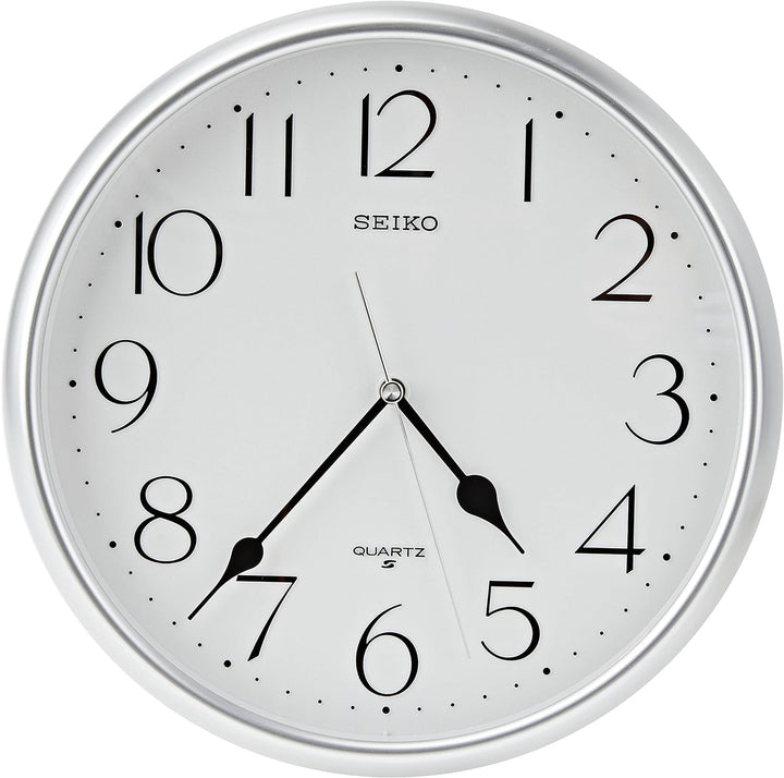 Seiko Wanduhr silber Kunststoff QXA747S Standard Silber, Standard Silber
