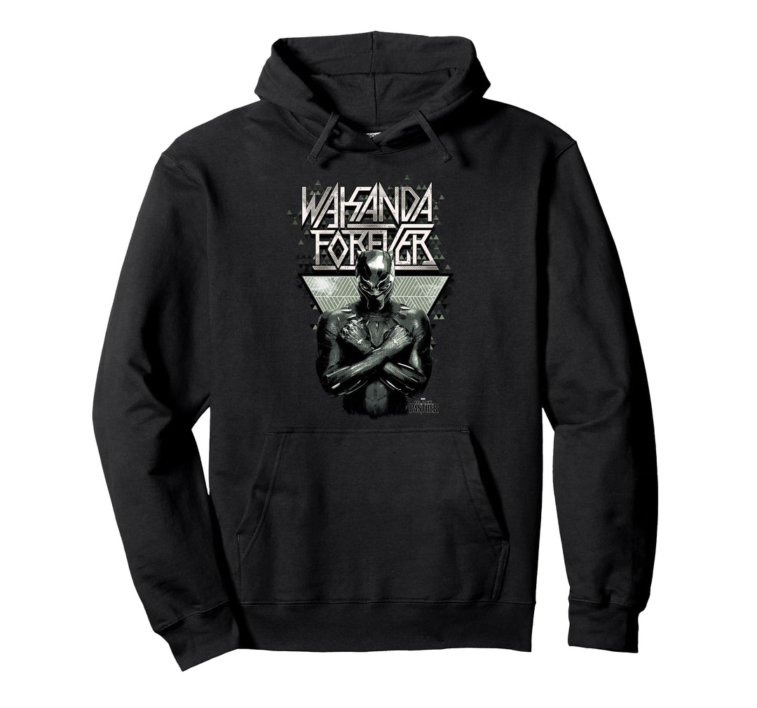 Marvel Black Panther Wakanda Forever Portrait Pullover Hoodie