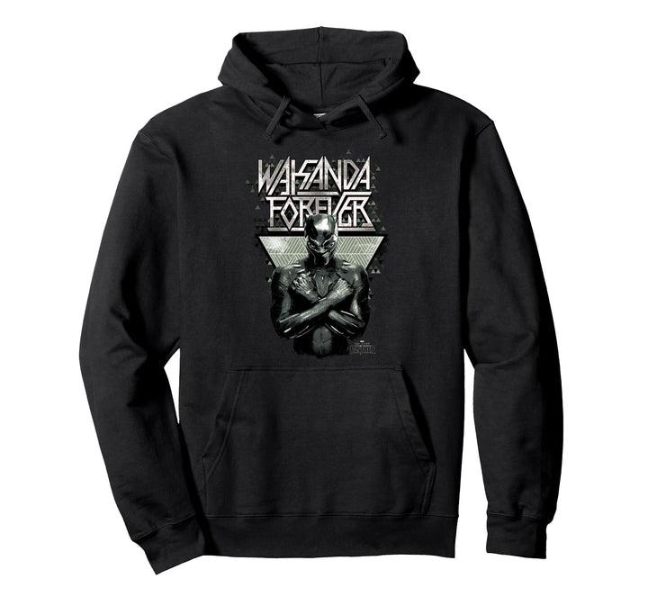 Marvel Black Panther Wakanda Forever Portrait Pullover Hoodie