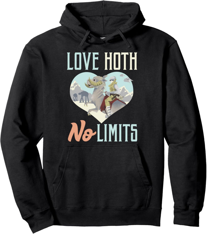 Star Wars Love Hoth No Limits Text Pullover Hoodie
