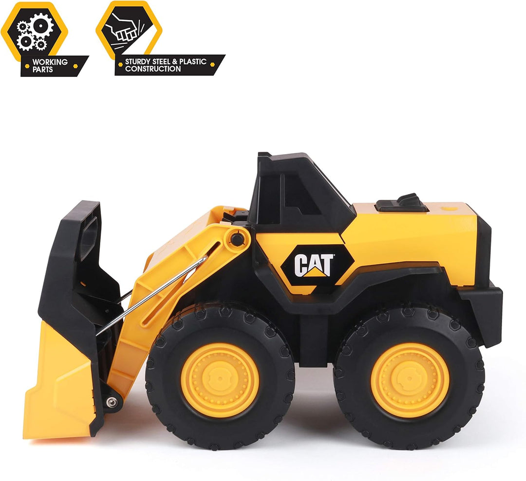 Caterpillar by Funrise Caterpillar 82414 Fahrzeug Stahl STEEL WHEEL LOADER, STEEL WHEEL LOADER