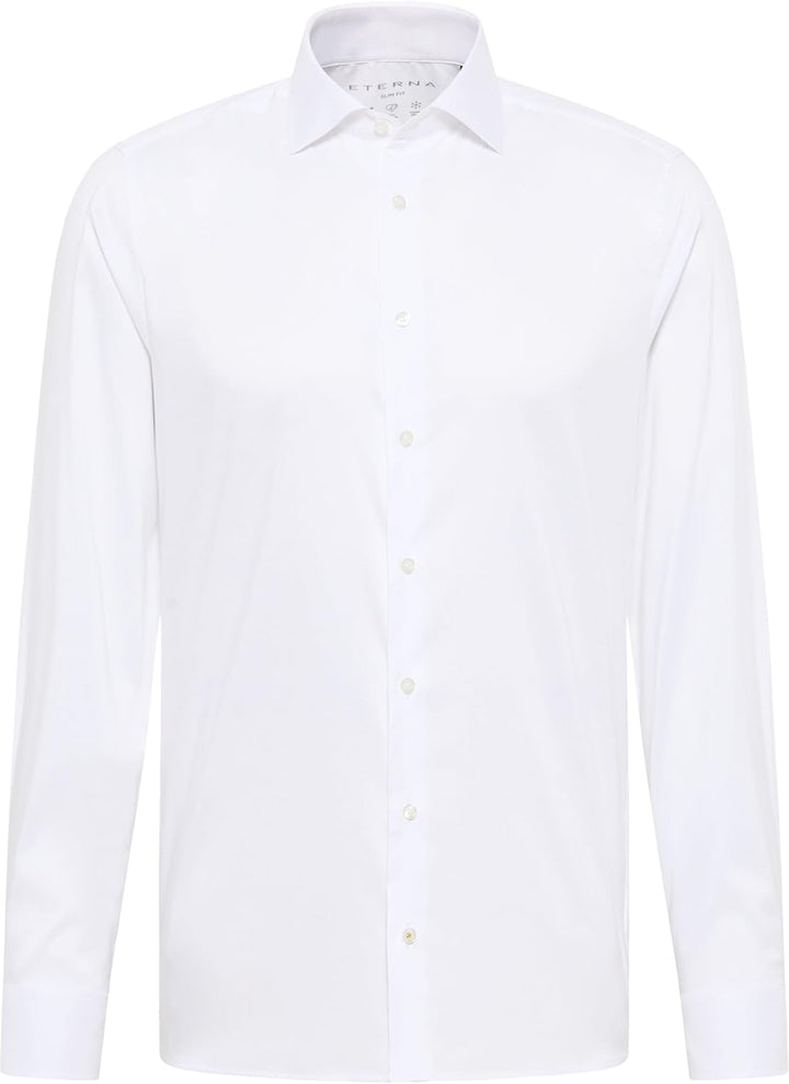 ETERNA Herren Performance Shirt Slim FIT 38 Weiss, 38 Weiss