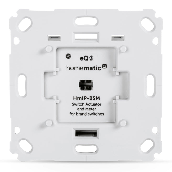 Homematic IP Smart Home Schalt-Mess-Aktor für Markenschalter, Aktor misst Strom, steuert Geräte und